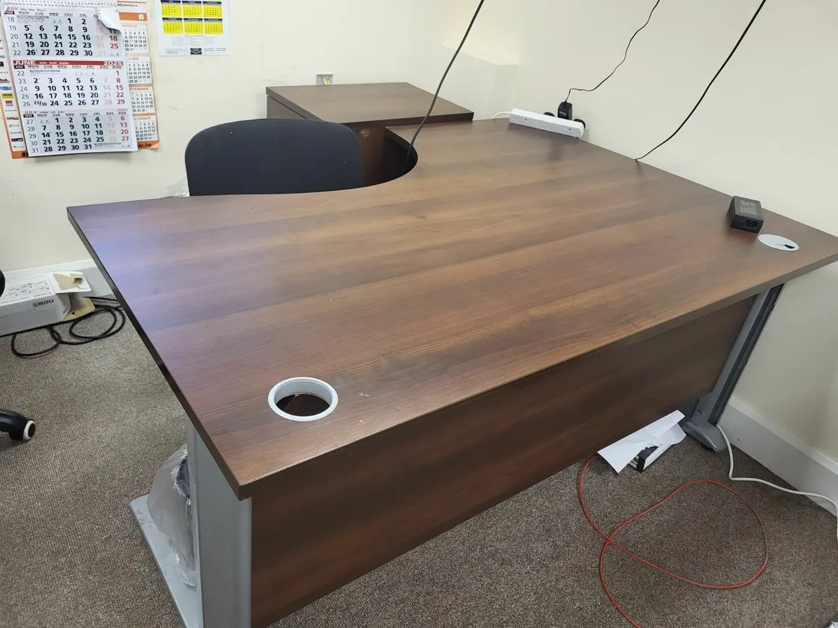 Office Table & storage cabinet - Image 1