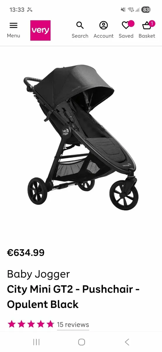 Baby Jogger City mini GT2 - Image 1