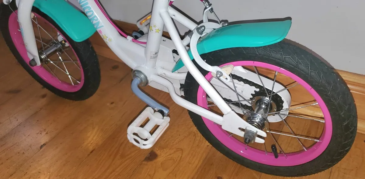 Childs bike      Unicorn        14 inch wheels - Image 2