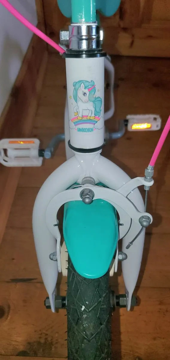 Childs bike      Unicorn        14 inch wheels - Image 3