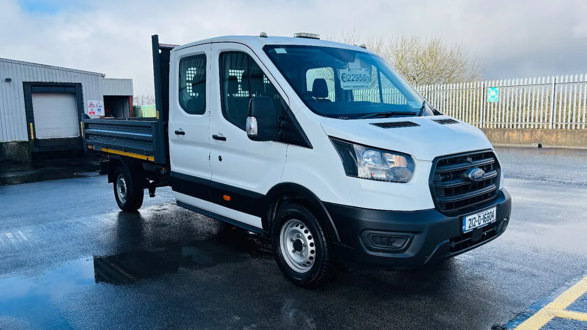 212 Ford Transit Crew Cab Tipper €22,950 + VAT - Image 3