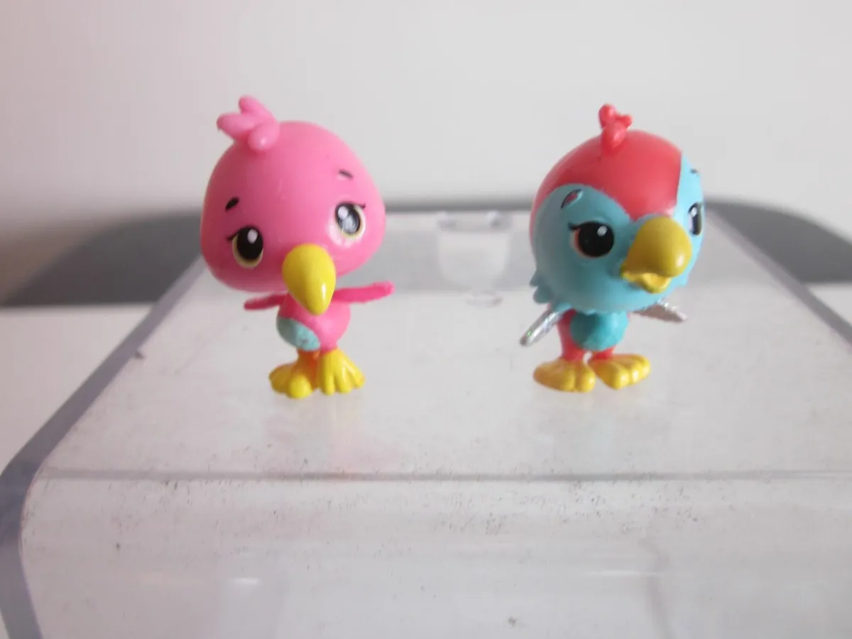 Hatchimals Parroo Parrot  & Pink Flamingoose Figs - Image 1
