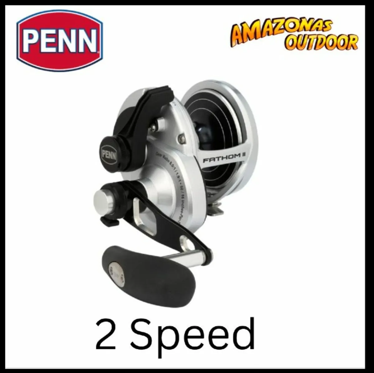 Penn Fathom 2 Lever Drag 2 Speed
