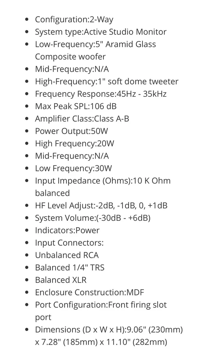 KRK Rokit 5 studio monitors - Image 2