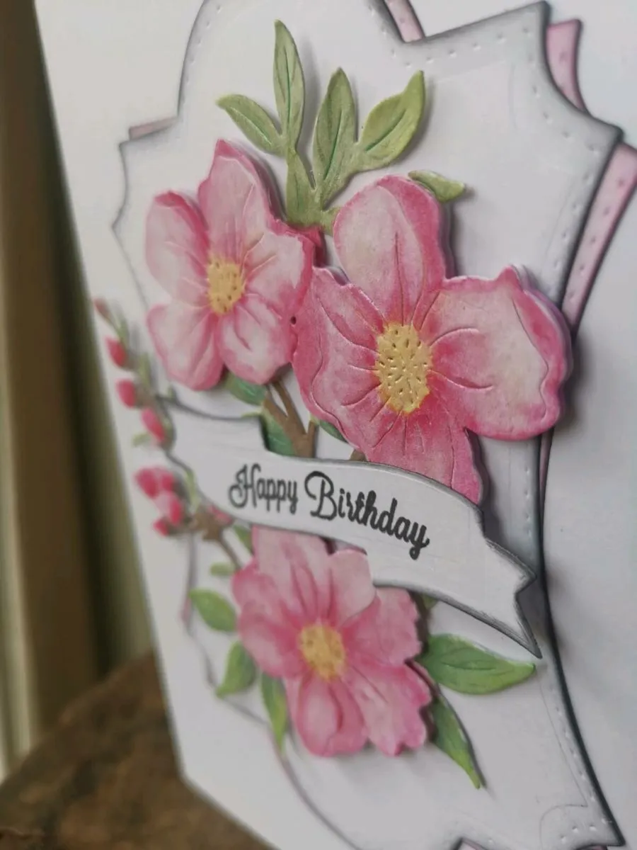 Handmade card - Happy birthday. - Image 2