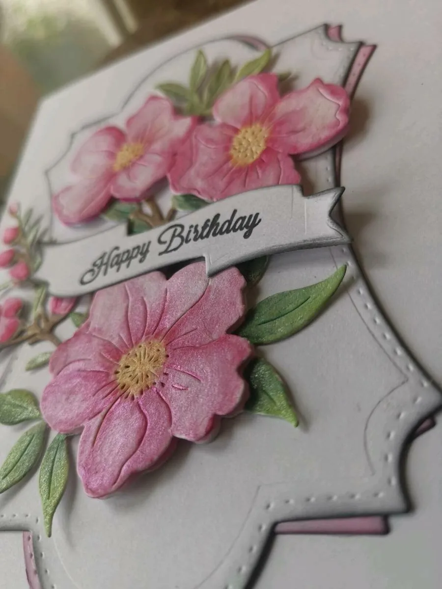Handmade card - Happy birthday. - Image 3