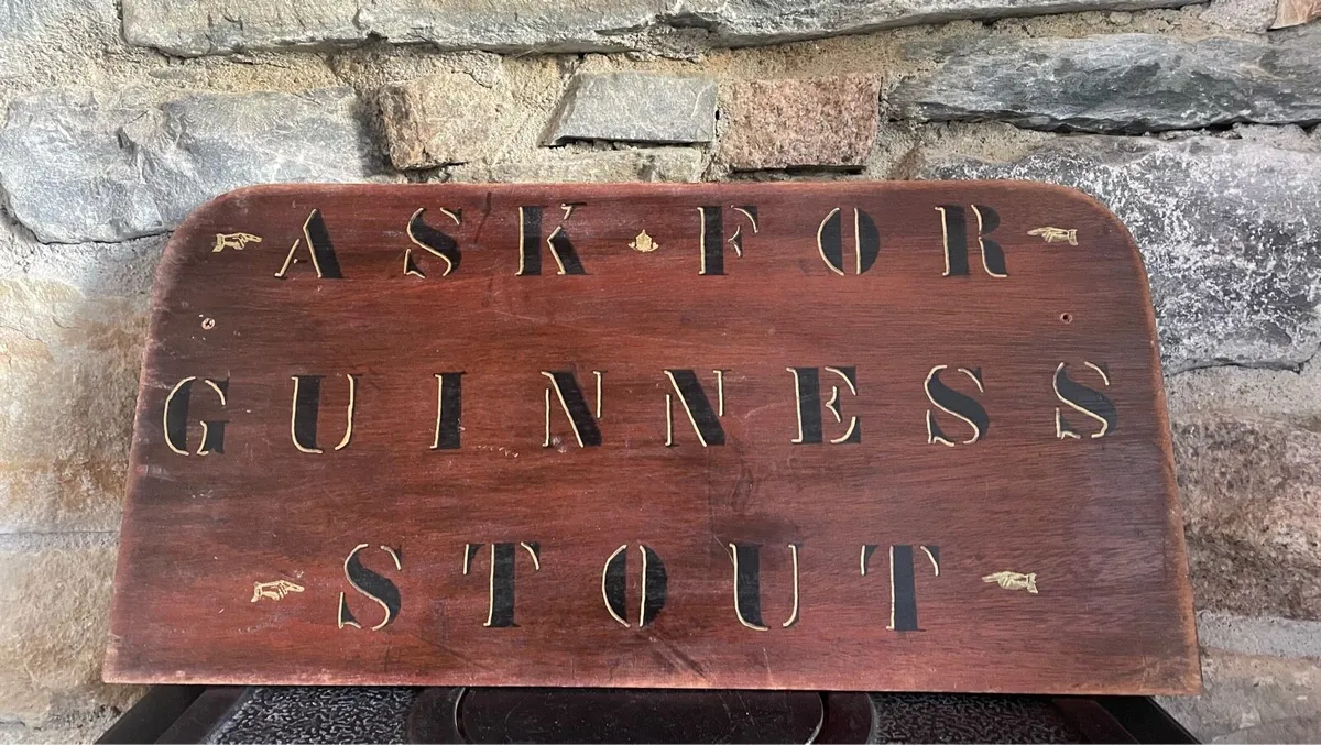 Hand Painted Guinness Sign - Image 3