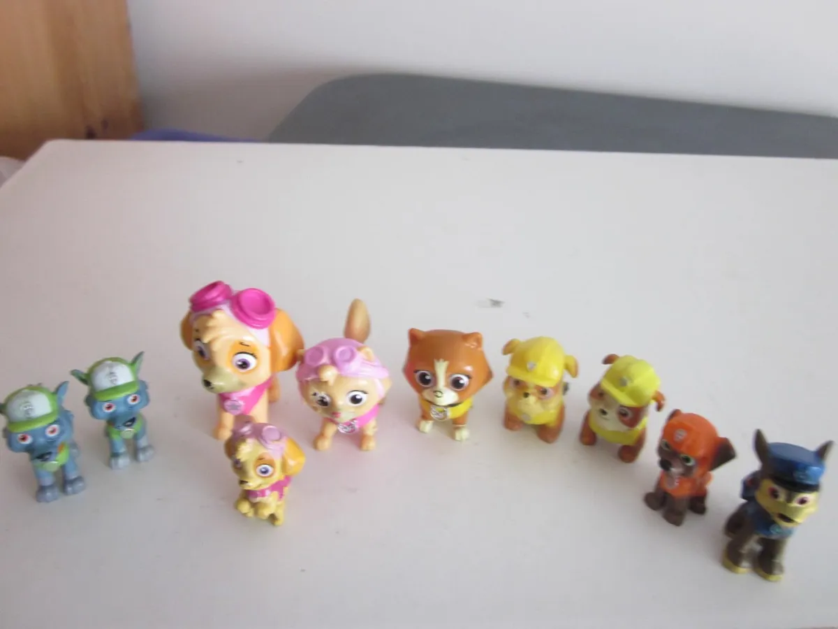 Paw Patrol X 10 Mini Spin Master 2015 Figures - Image 1