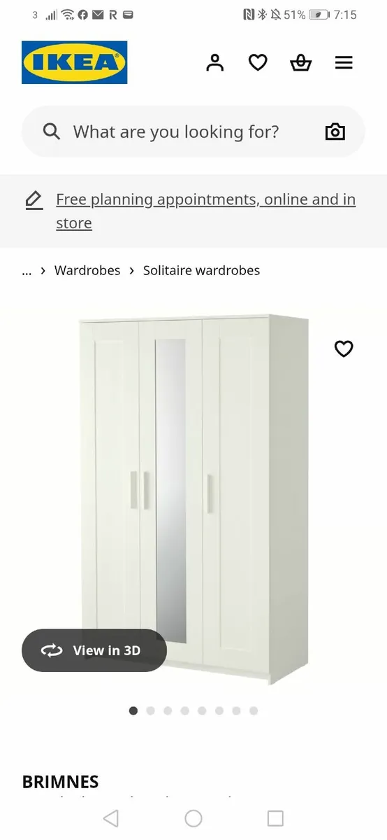 Bedroom Wardrobe - Image 1