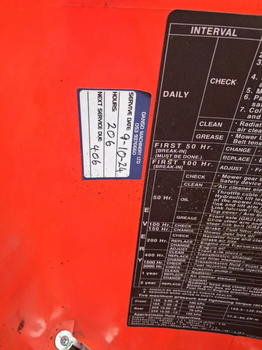 Kubota gr1600 mower - Image 4