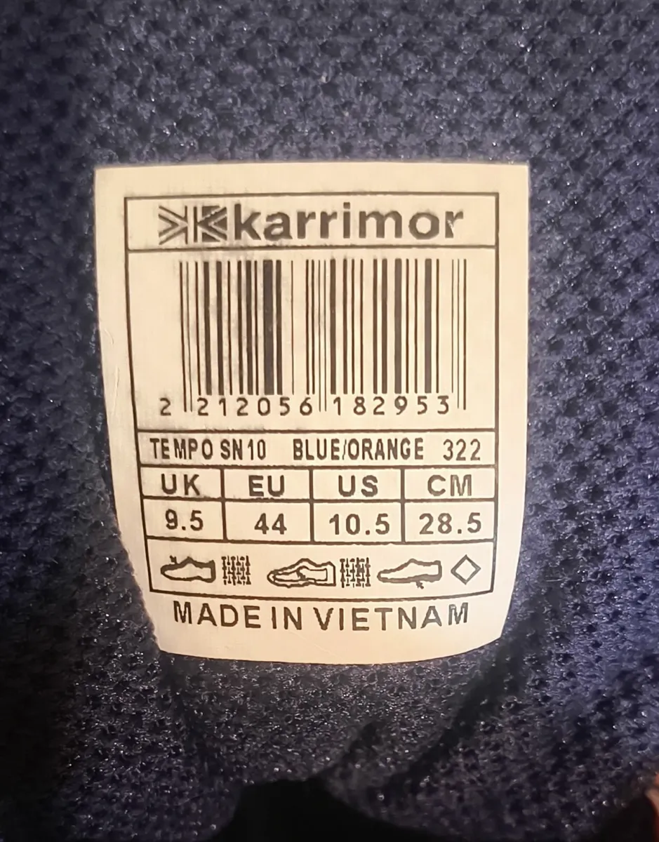 Karrimor Tempo Running Shoes Blue - Image 4