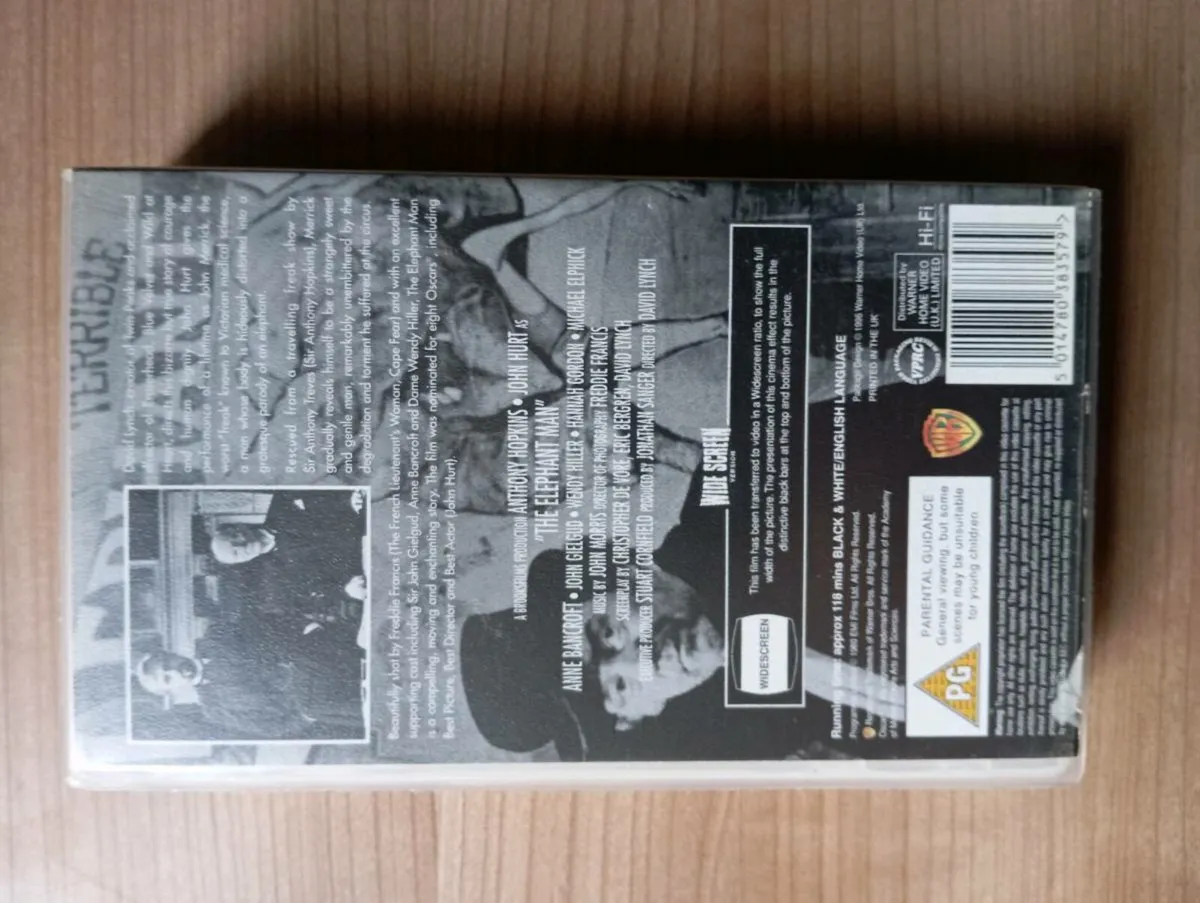 The Elephant Man VHS sealed - Image 4