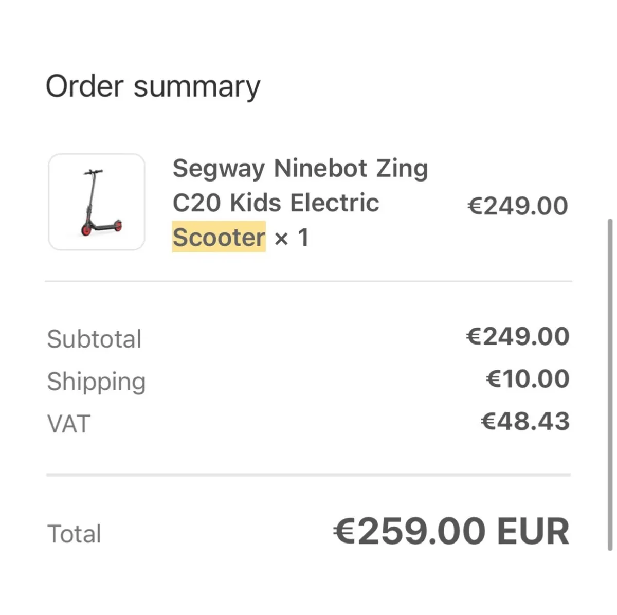 Electric scooter - Image 1