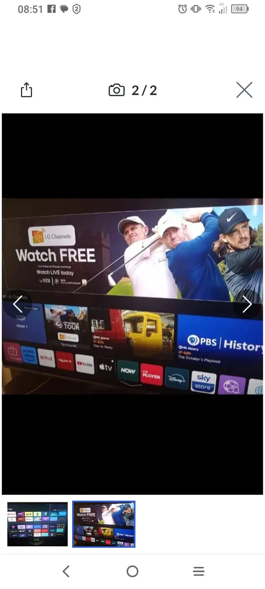 Lg  55 4k UHD smart TV