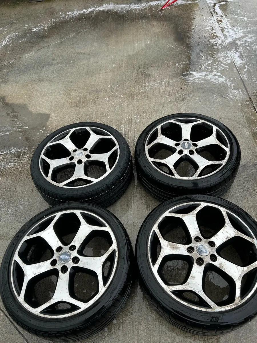 4x 18” ford alloys with tyres as good as new - Image 2