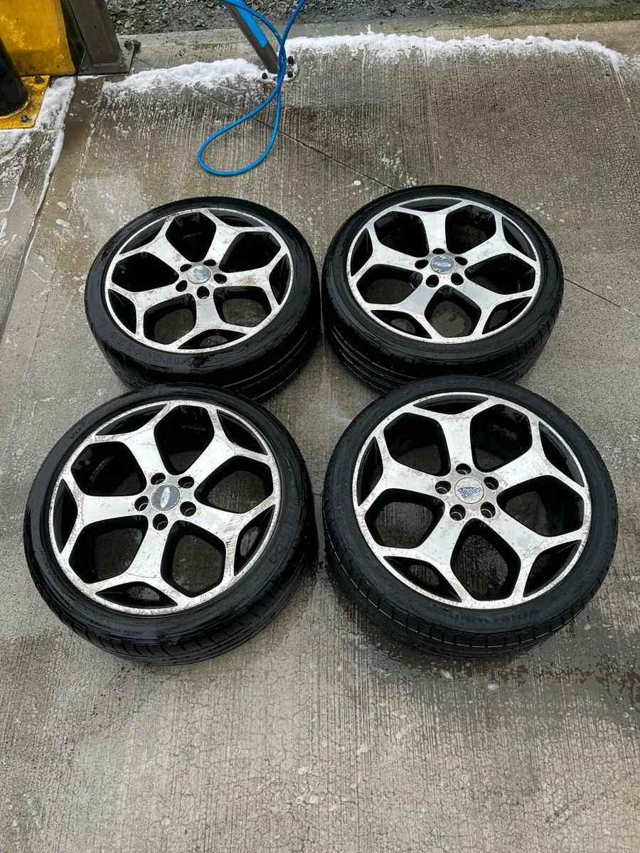 4x 18” ford alloys with tyres as good as new - Image 4