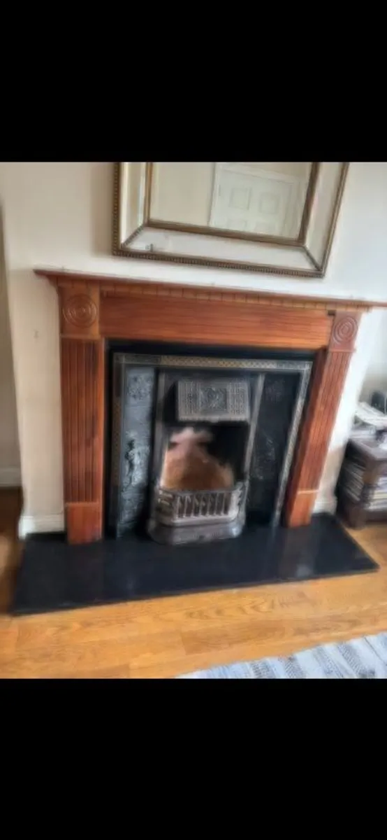 Cast Iron Fireplace Insert + Solid Timber Surround (Victorian Style) - Image 3
