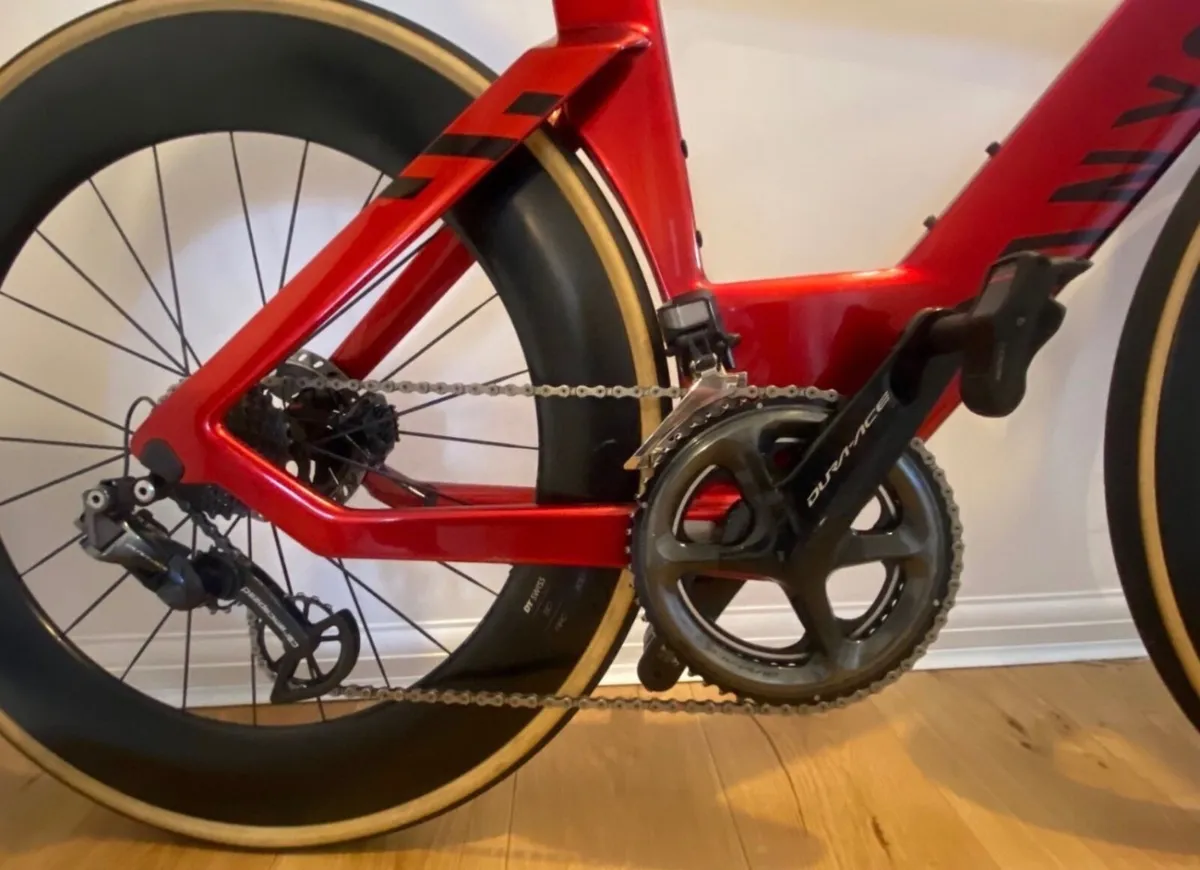 Canyon speedmax CFR triathlon bike small - Image 3