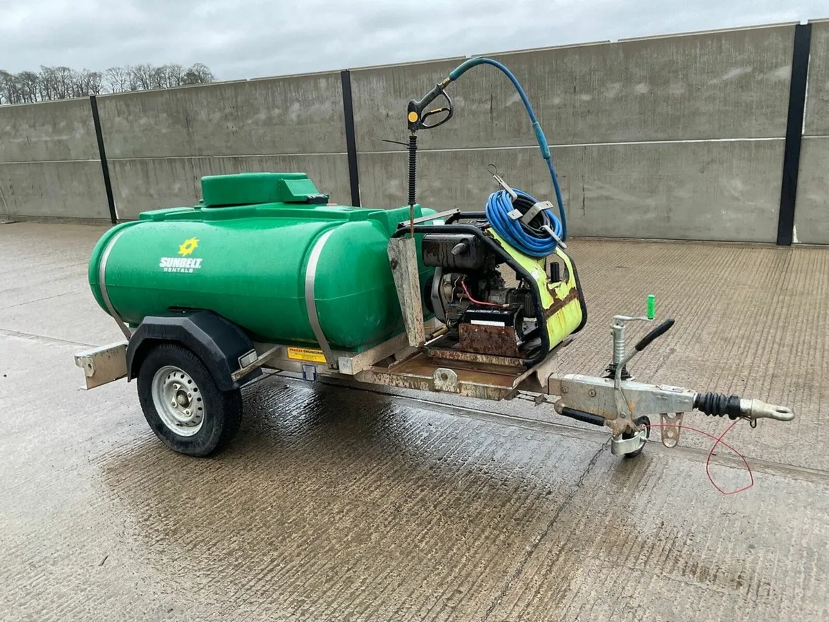 TRAILER ENGINEERING SINGLE AXLE POWER WASHER - Image 1