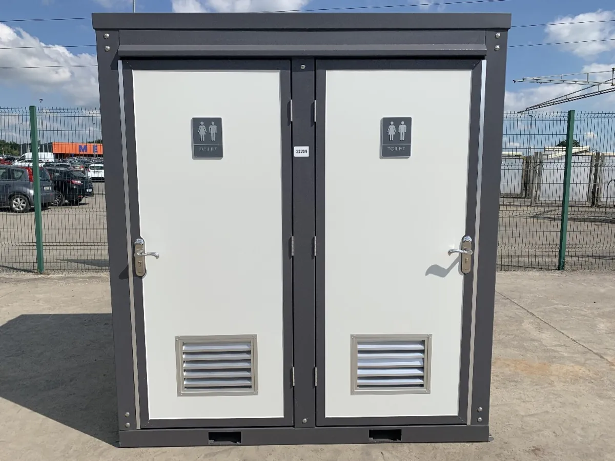 3 x UNRESERVED DOUBLE TOILET BLOCKS FOR AUCTION - Image 1