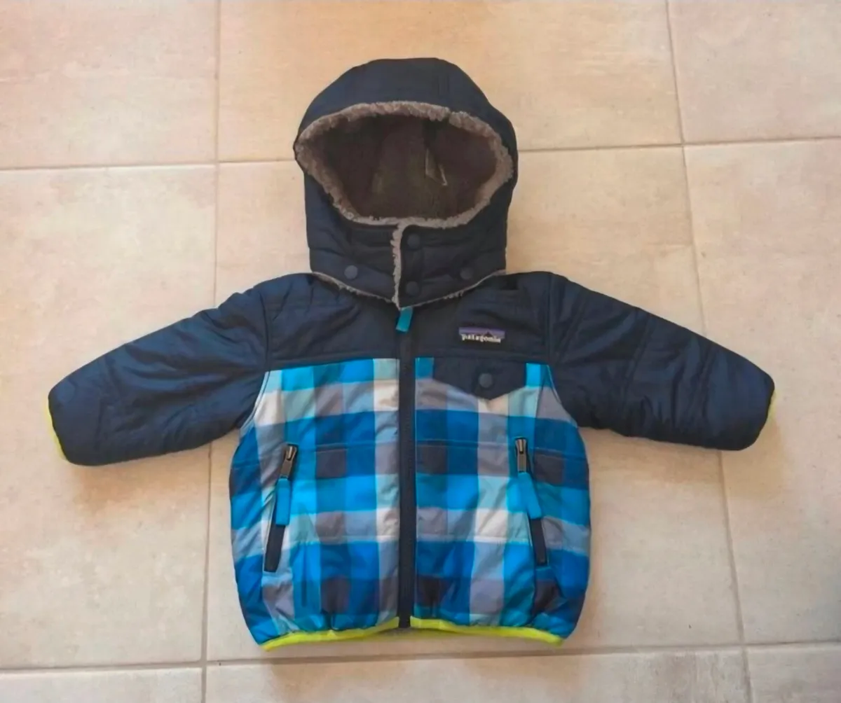 3-6m, Reversible Baby Patagonia Fleece Jacket - Image 2