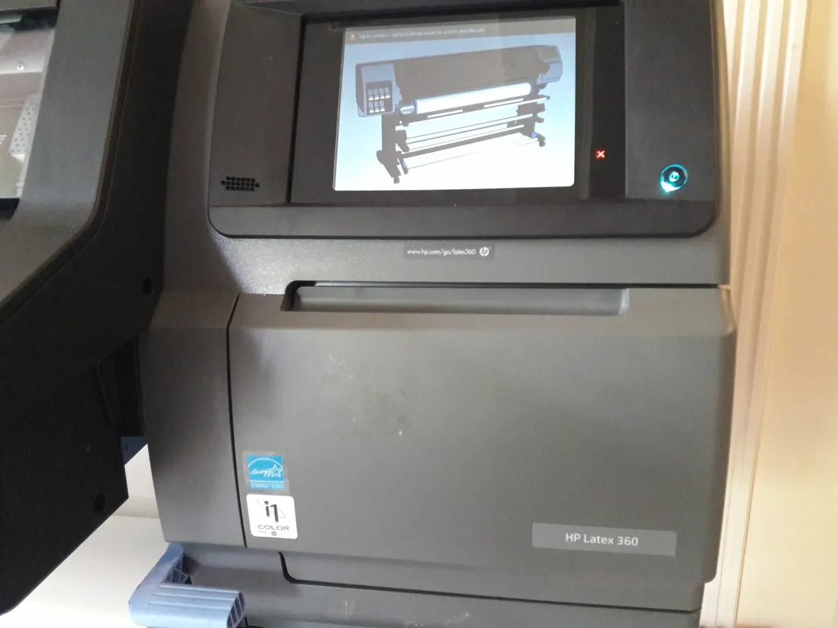 HP Latex 360 large format printer + spare parts - Image 4