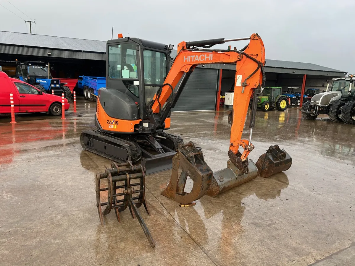 2012 Hitachi ZX 29U-3 C/W x3 Buckets & Grab for sale in Co. Tyrone