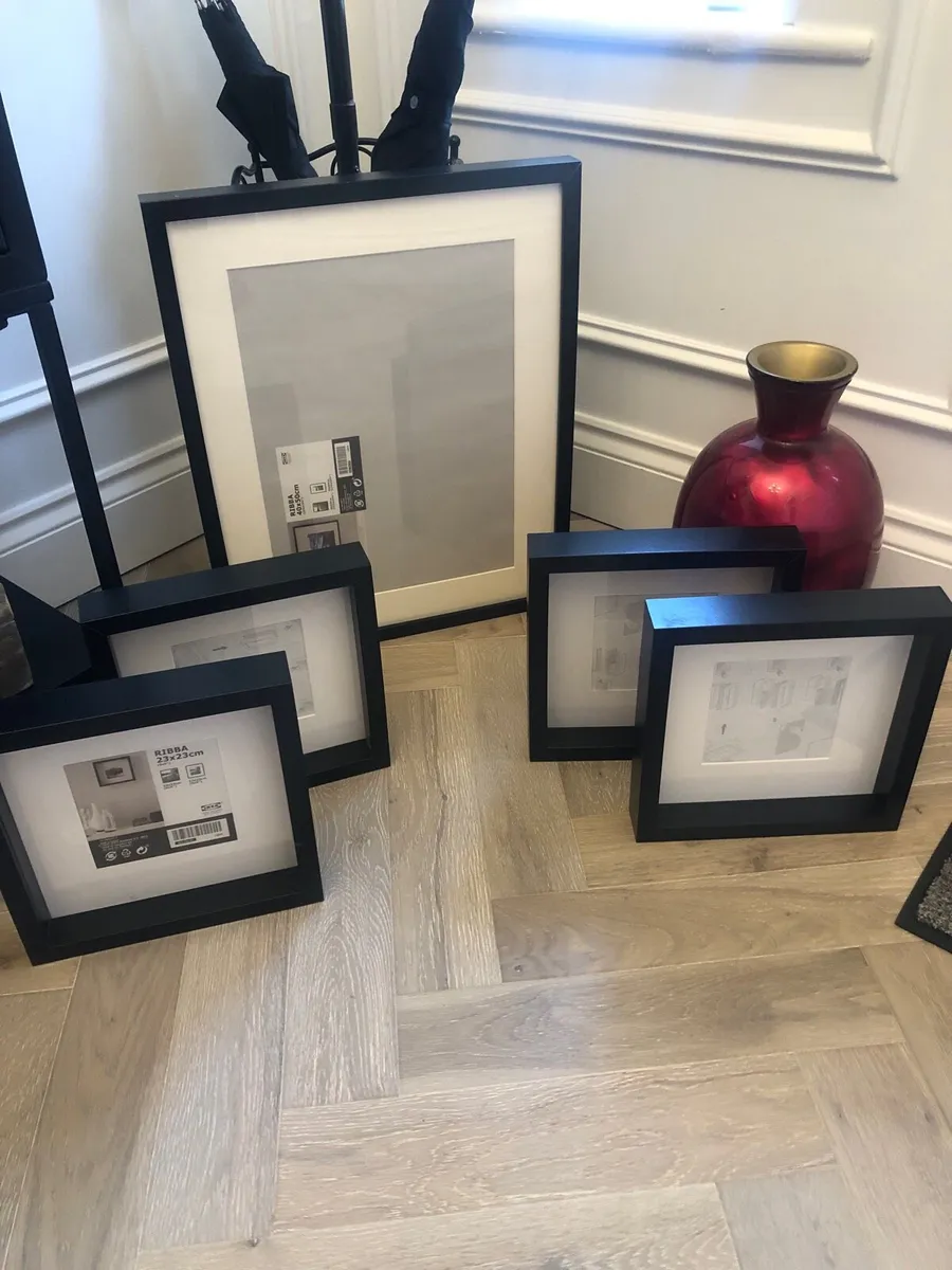 Picture Frames IKEA in Black as new! - Image 2