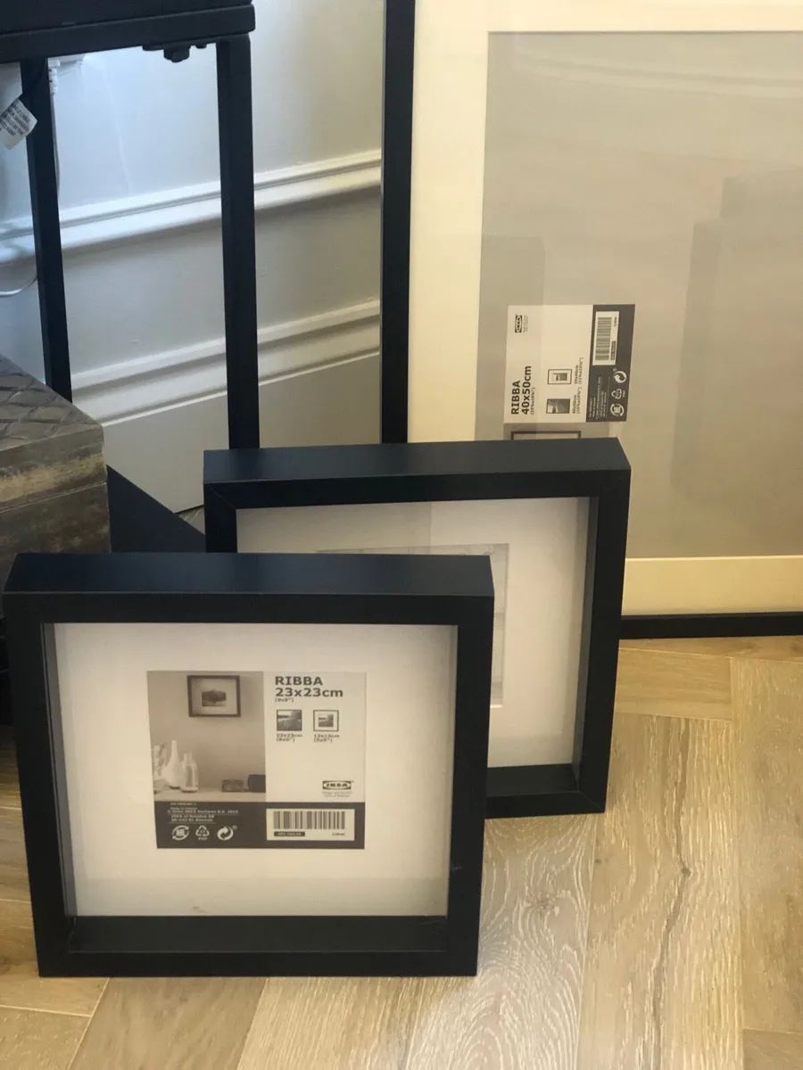 Picture Frames IKEA in Black as new! - Image 4