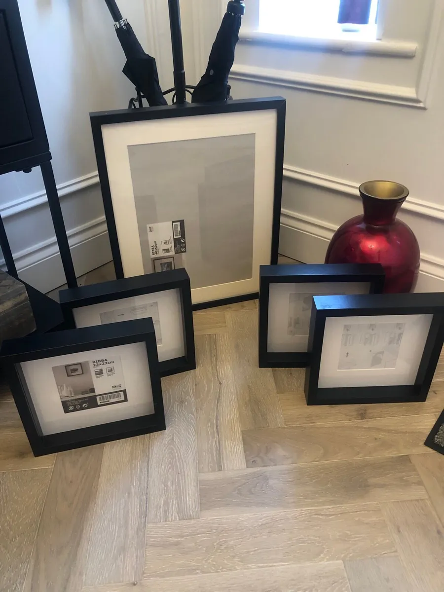 Picture Frames IKEA in Black as new! - Image 3