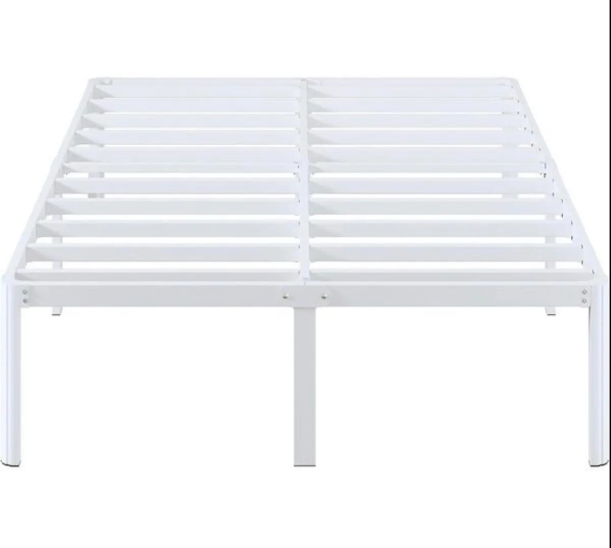 King Size Bed Frame with Rounded Corner Legs - Image 2