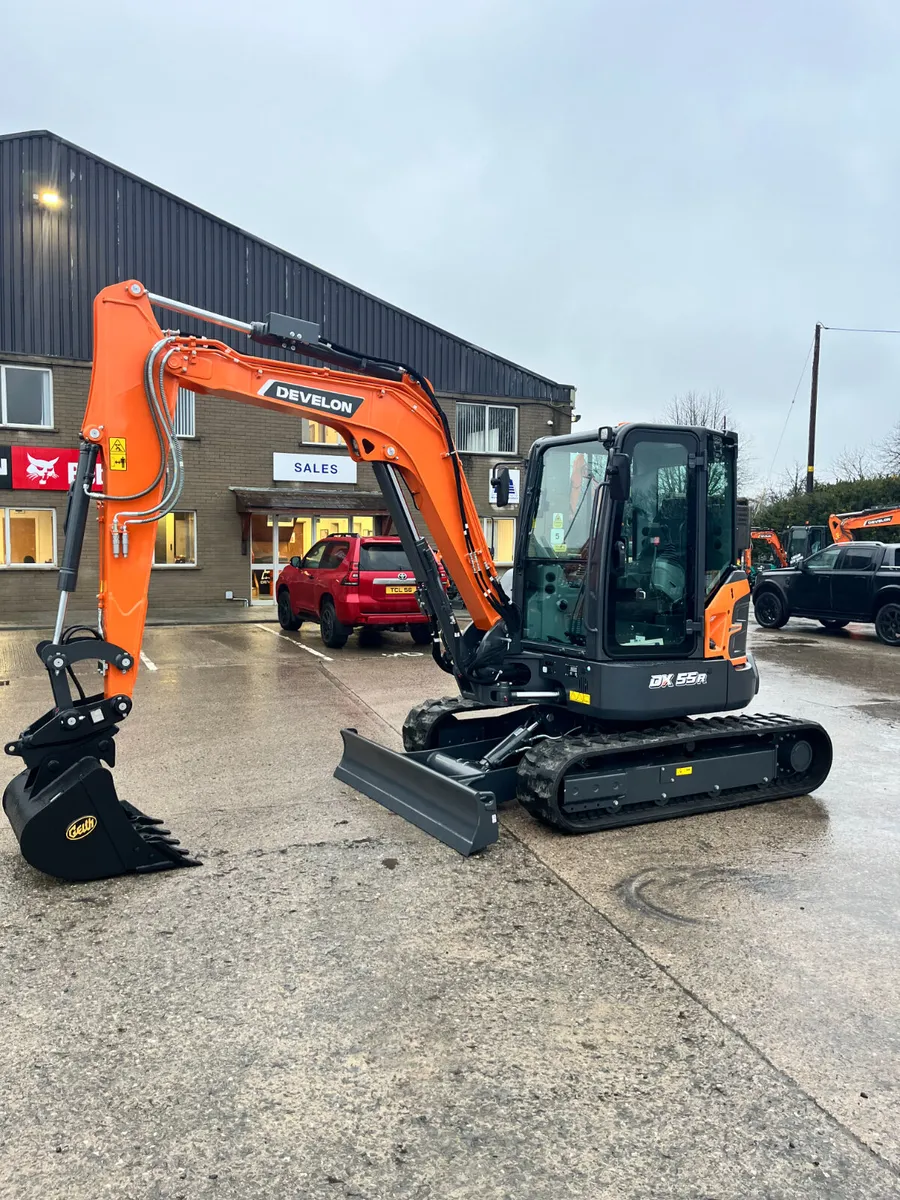 Develon DX55R-7     ** 0% Finance Available** - Image 1