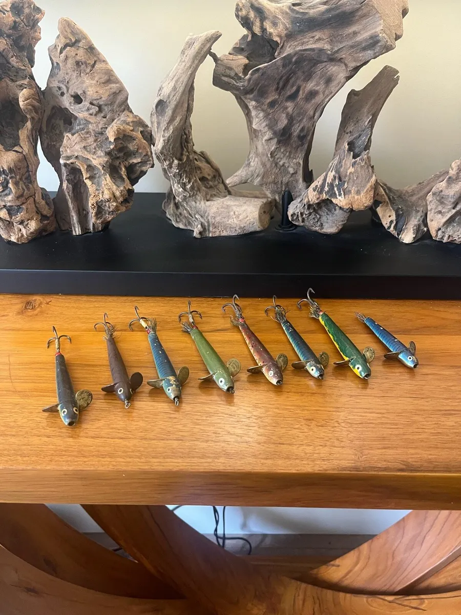 Antique Hardy Bros Salmon Lures x8 - Image 2