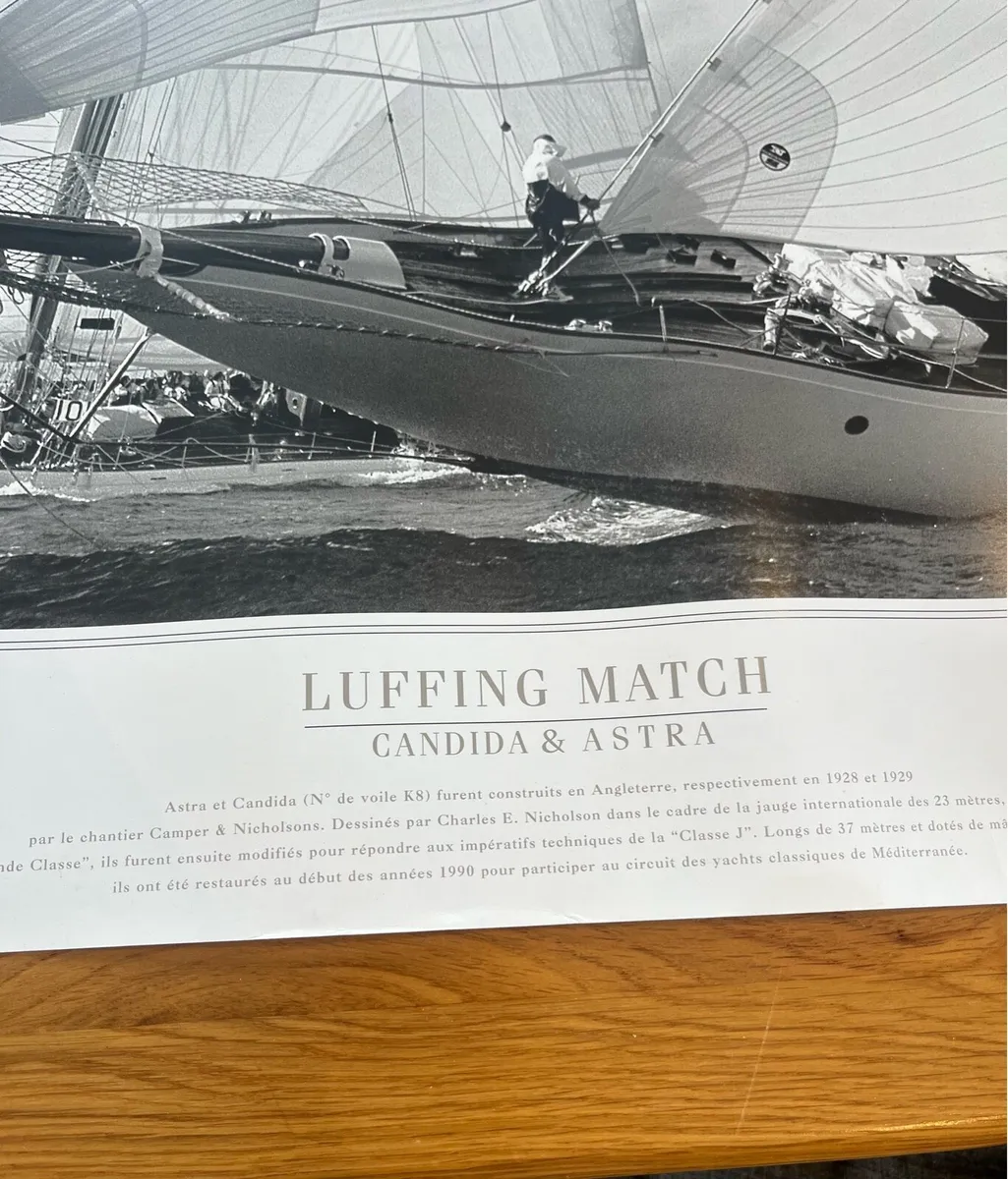 Luffing Match Sailing Print - Image 3