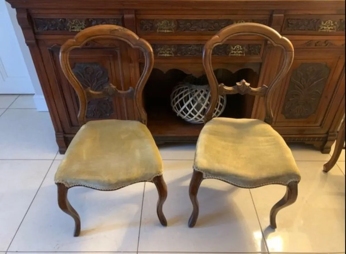 Antique Salon Chairs - Image 1
