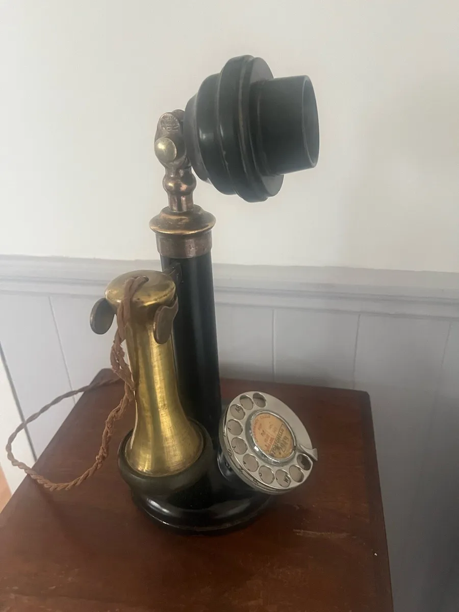 Antique Candlestick Telephone - Image 2