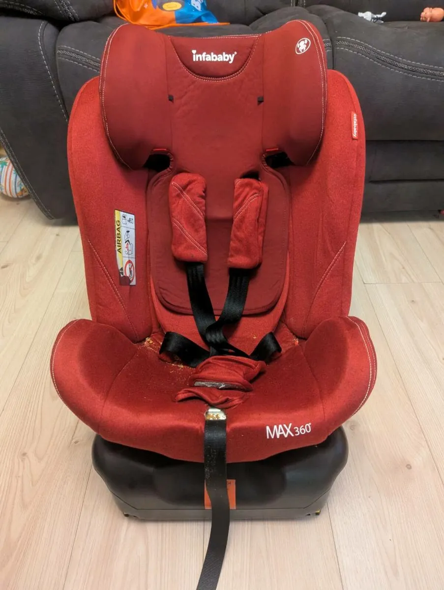 Infababy Max 360 isofix swivel car seat - Image 1