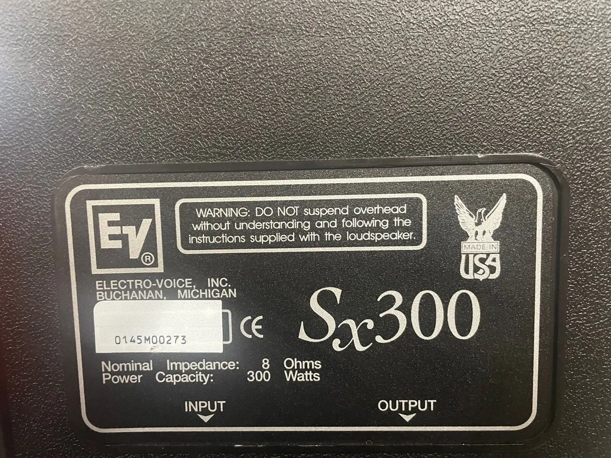 EV SX300 speakers - Image 4