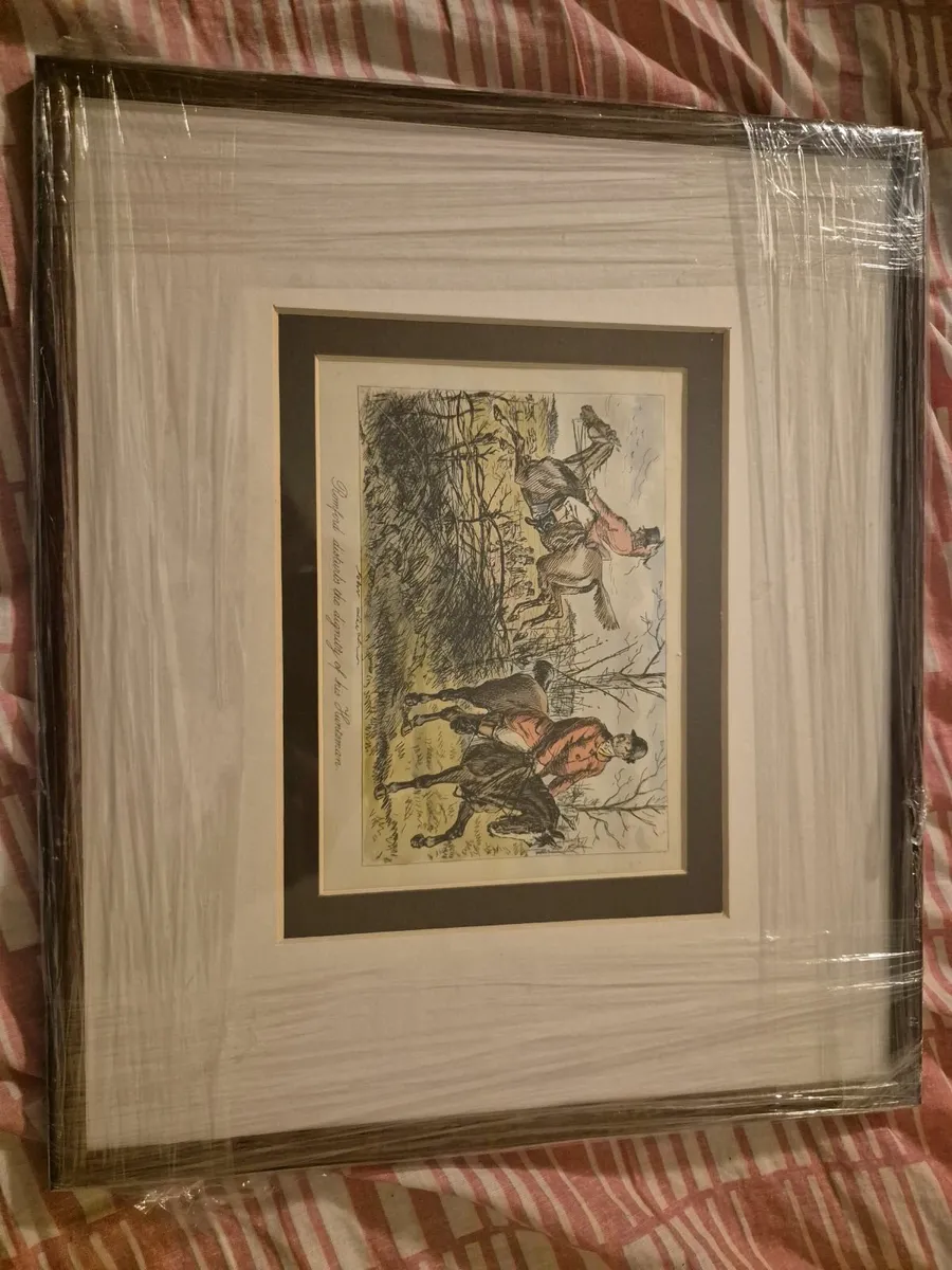 John Leech Antique Print - Framed With Cert - Image 1