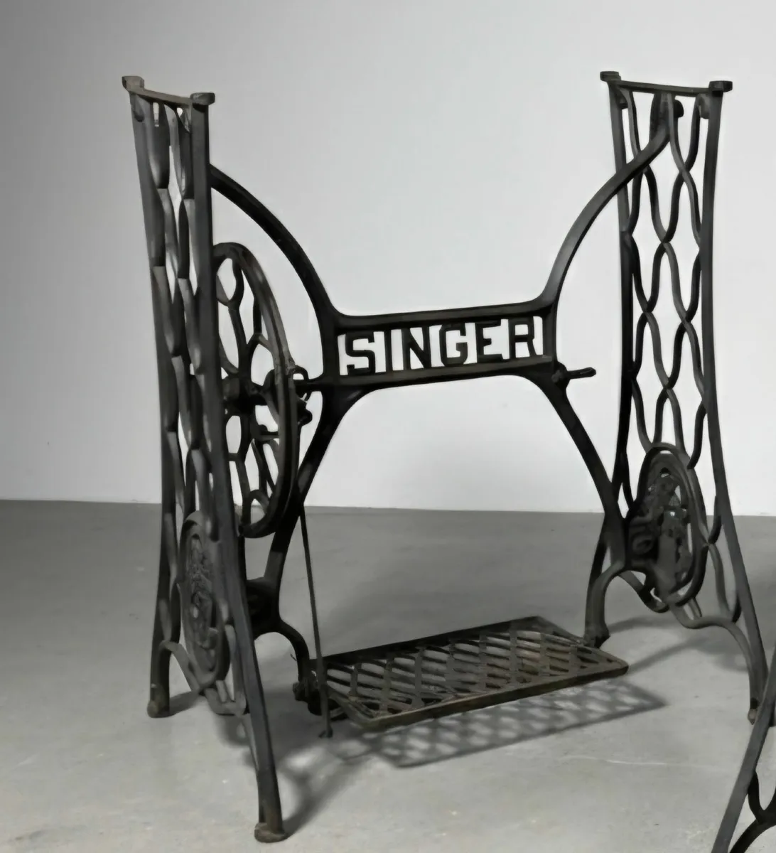 Rare 1800s Cast Iron Sewing Machine Bases... - Image 1