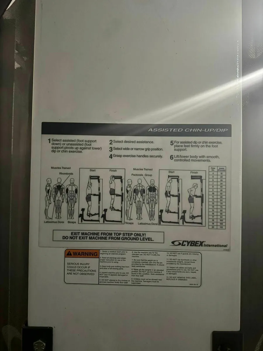 Cybex 8 Station 4 Stack Cable Crossover Commercial - Image 3