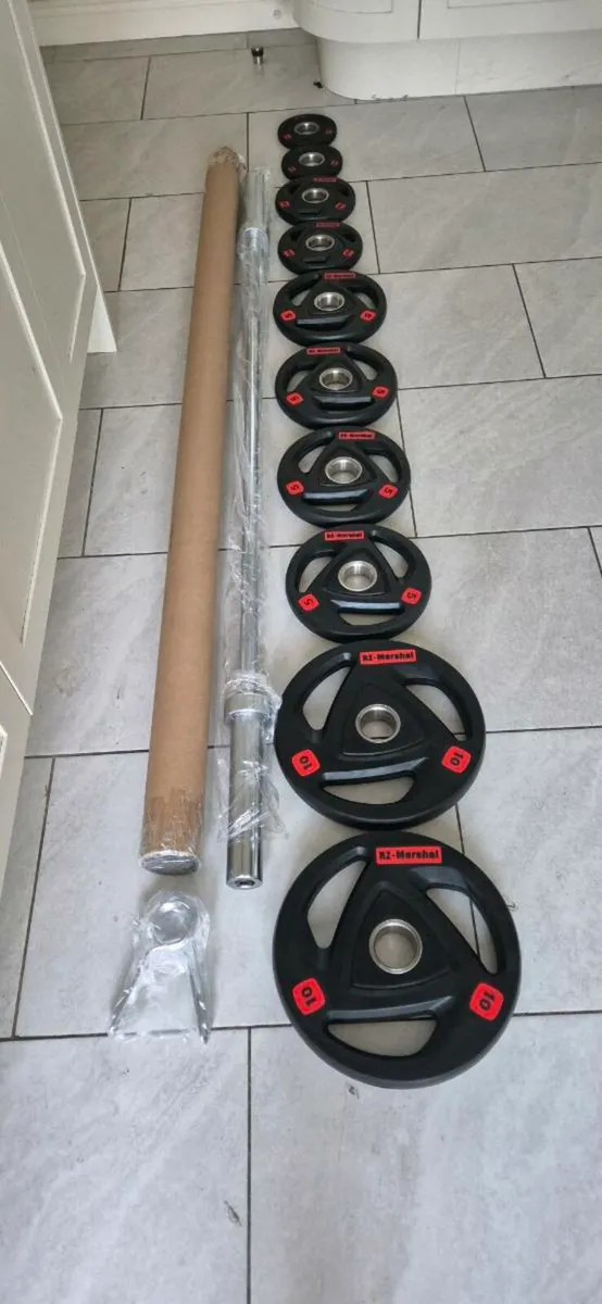Brand new olympic weight lifing set C - Image 1