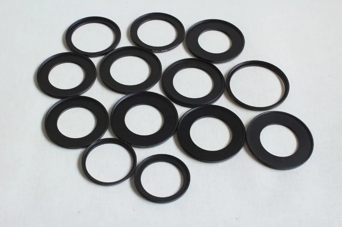 Camera Lens Step-Up Rings | Various Sizes | used - Image 1