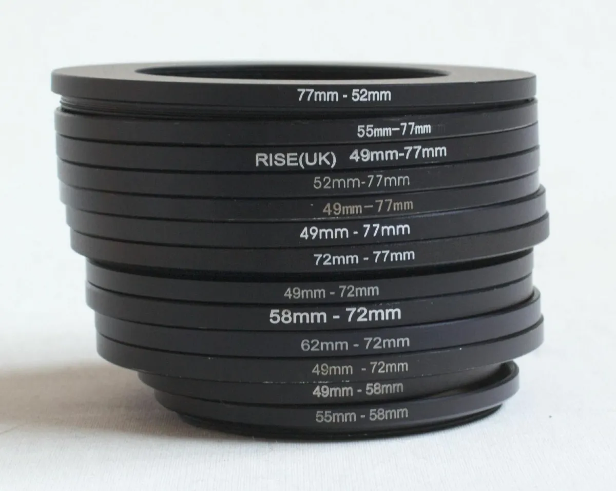 Camera Lens Step-Up Rings | Various Sizes | used - Image 2
