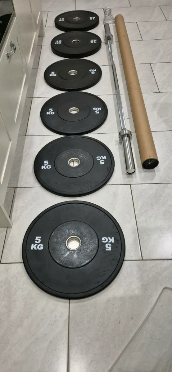 Brand new olympic bumper weight set A - Image 2