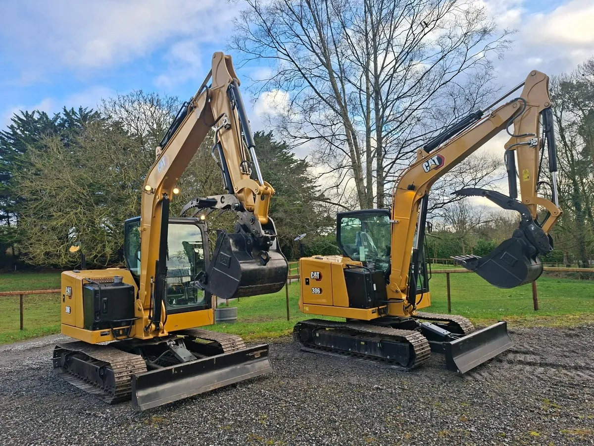 CAT 306 Mini Diggers New Unused Choice - Image 2