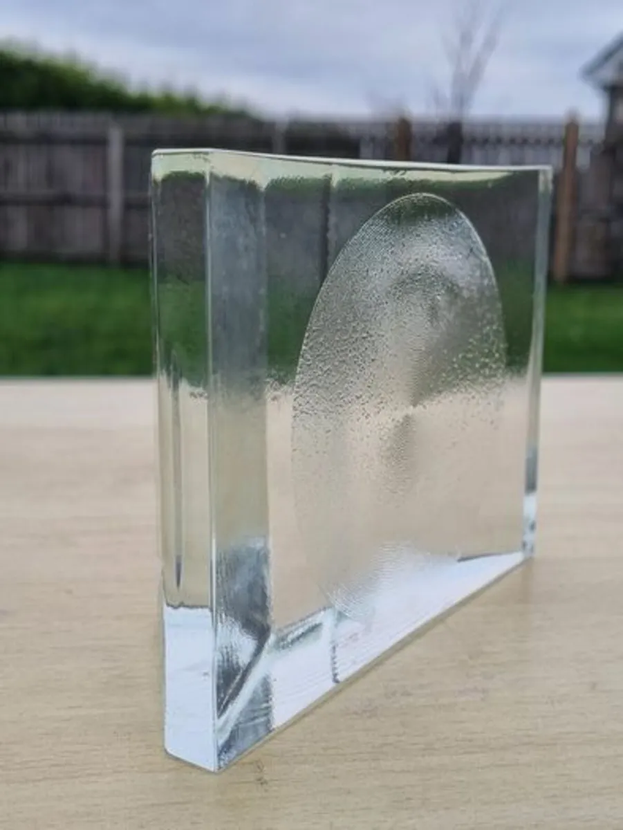 Glass bas-relief Scandinavian glass - Image 3