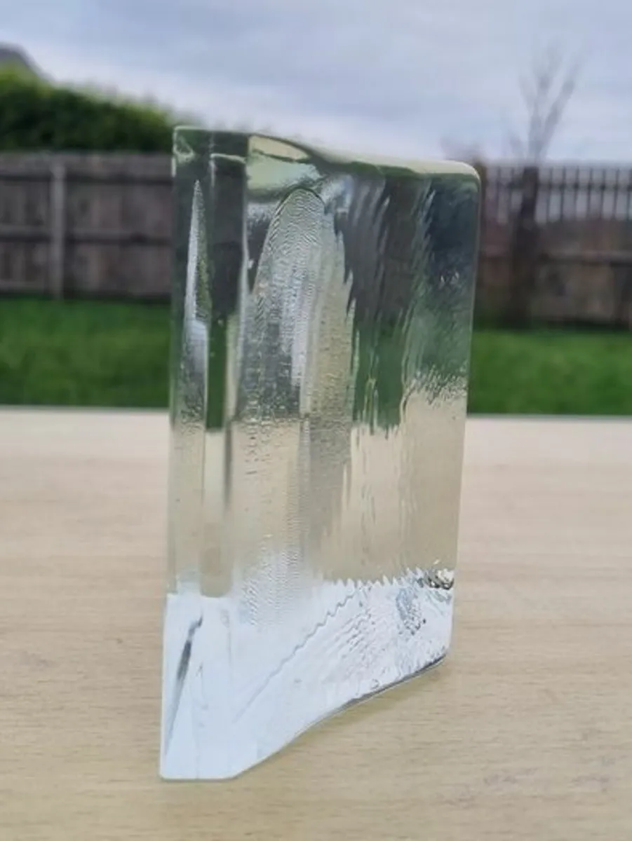 Glass bas-relief Scandinavian glass - Image 4