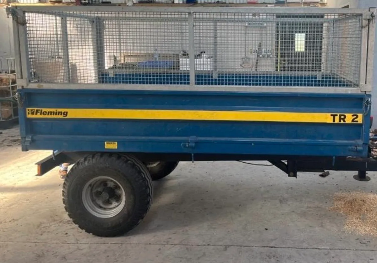 Fleming TR2 Tipping Trailer 8ft 6 x 4ft 7 - Image 2