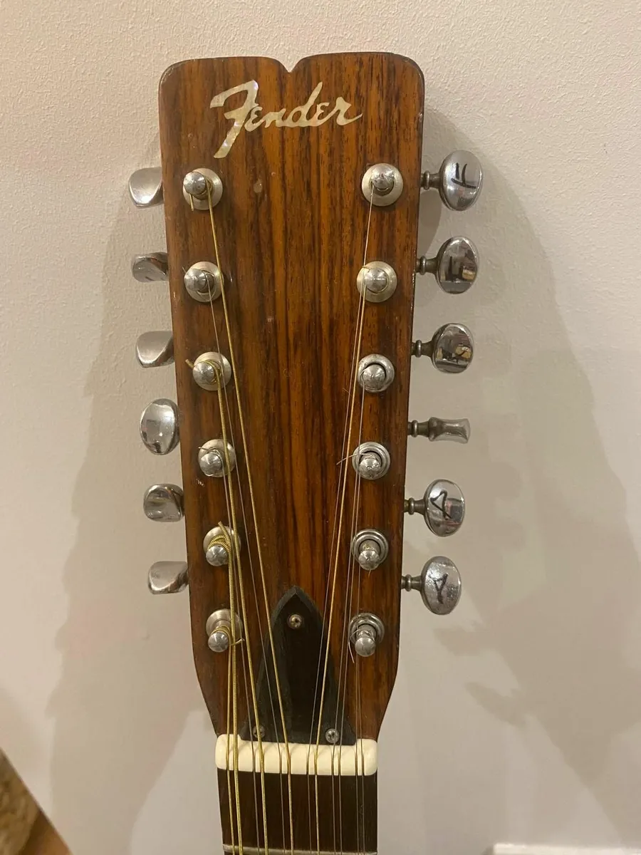 Guitar - 12 String 1973 Fender Acoustic - Image 3